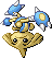 #237 Hitmontop sprite Rojo Fuego / Verde Hoja
