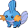 #258 Mudkip sprite Rojo Fuego / Verde Hoja