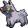 #261 Poochyena sprite Rojo Fuego / Verde Hoja