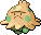 #285 Shroomish sprite Rojo Fuego / Verde Hoja