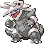 #306 Aggron sprite Rojo Fuego / Verde Hoja
