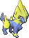 #310 Manectric sprite Rojo Fuego / Verde Hoja