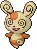 #327 Spinda sprite Rojo Fuego / Verde Hoja