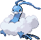 #334 Altaria sprite Rojo Fuego / Verde Hoja