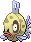 #349 Feebas sprite Rojo Fuego / Verde Hoja