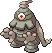 #356 Dusclops sprite Rojo Fuego / Verde Hoja