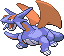#373 Salamence sprite Rojo Fuego / Verde Hoja