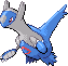 #381 Latios sprite Rojo Fuego / Verde Hoja