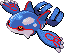 #382 Kyogre sprite Rojo Fuego / Verde Hoja