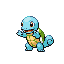 #007 Squirtle sprite Rojo Fuego / Verde Hoja Shiny