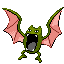 #042 Golbat sprite Rojo Fuego / Verde Hoja Shiny