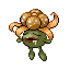 #044 Gloom sprite Rojo Fuego / Verde Hoja Shiny