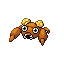 #046 Paras sprite Rojo Fuego / Verde Hoja Shiny
