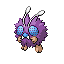 #048 Venonat sprite Rojo Fuego / Verde Hoja Shiny