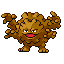 #075 Graveler sprite Rojo Fuego / Verde Hoja Shiny