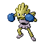 #107 Hitmonchan sprite Rojo Fuego / Verde Hoja Shiny