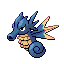 #117 Seadra sprite Rojo Fuego / Verde Hoja Shiny