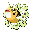 #119 Seaking sprite Rojo Fuego / Verde Hoja Shiny