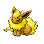 #136 Flareon sprite Rojo Fuego / Verde Hoja Shiny