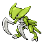 #141 Kabutops sprite Rojo Fuego / Verde Hoja Shiny