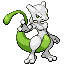 #150 Mewtwo sprite Rojo Fuego / Verde Hoja Shiny