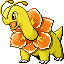#154 Meganium sprite Rojo Fuego / Verde Hoja Shiny