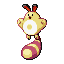 #161 Sentret sprite Rojo Fuego / Verde Hoja Shiny