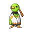#178 Xatu sprite Rojo Fuego / Verde Hoja Shiny