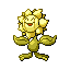 #192 Sunflora sprite Rojo Fuego / Verde Hoja Shiny