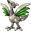 #227 Skarmory sprite Rojo Fuego / Verde Hoja Shiny