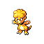 #240 Magby sprite Rojo Fuego / Verde Hoja Shiny