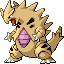 #248 Tyranitar sprite Rojo Fuego / Verde Hoja Shiny