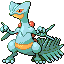 #254 Sceptile sprite Rojo Fuego / Verde Hoja Shiny