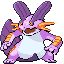 #260 Swampert sprite Rojo Fuego / Verde Hoja Shiny