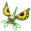 #284 Masquerain sprite Rojo Fuego / Verde Hoja Shiny