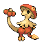 #286 Breloom sprite Rojo Fuego / Verde Hoja Shiny