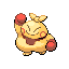 #296 Makuhita sprite Rojo Fuego / Verde Hoja Shiny