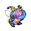 #313 Volbeat sprite Rojo Fuego / Verde Hoja Shiny