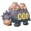#323 Camerupt sprite Rojo Fuego / Verde Hoja Shiny