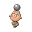 #325 Spoink sprite Rojo Fuego / Verde Hoja Shiny