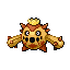 #331 Cacnea sprite Rojo Fuego / Verde Hoja Shiny