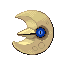 #337 Lunatone sprite Rojo Fuego / Verde Hoja Shiny