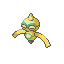 #343 Baltoy sprite Rojo Fuego / Verde Hoja Shiny