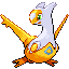 #380 Latias sprite Rojo Fuego / Verde Hoja Shiny