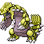 #383 Groudon sprite Rojo Fuego / Verde Hoja Shiny