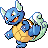 #008 Wartortle sprite Rubí / Zafiro