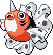 #119 Seaking sprite Rubí / Zafiro