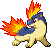 #156 Quilava sprite Rubí / Zafiro