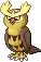 #164 Noctowl sprite Rubí / Zafiro