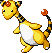 #181 Ampharos sprite Rubí / Zafiro